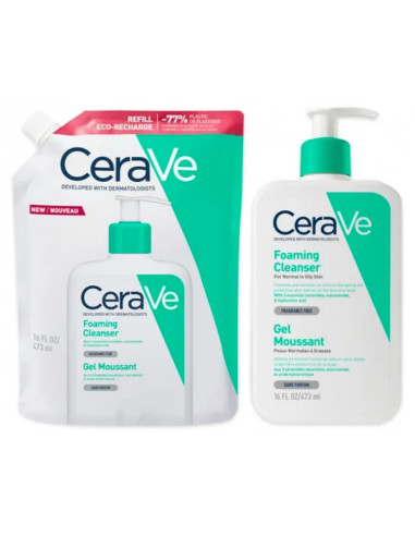 CeraVe Gel Moussant 473 ml +...