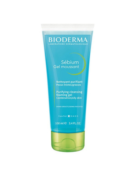 Bioderma Sébium Gel Moussant Purifiant Anti-Imperfections Peaux Mixtes à Grasses 100ml