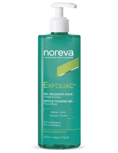 Noreva Exfoliac Gel Moussant Doux 400 ml