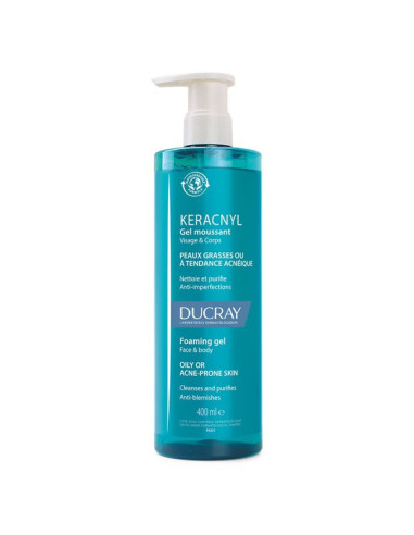 Ducray Keracnyl Gel Moussant Peaux à...
