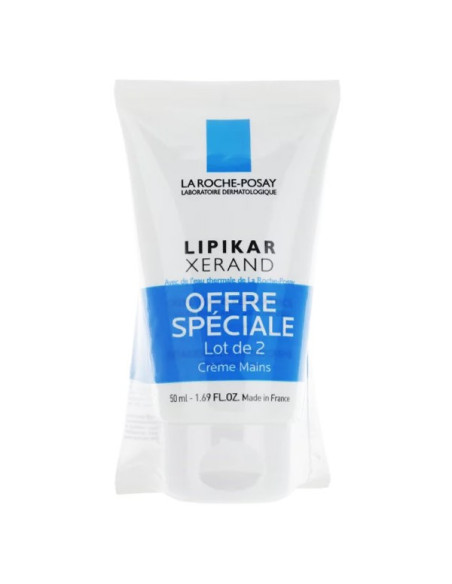 La Roche Posay Lipikar Xerand Crème Mains Lot de 2 x 50ml