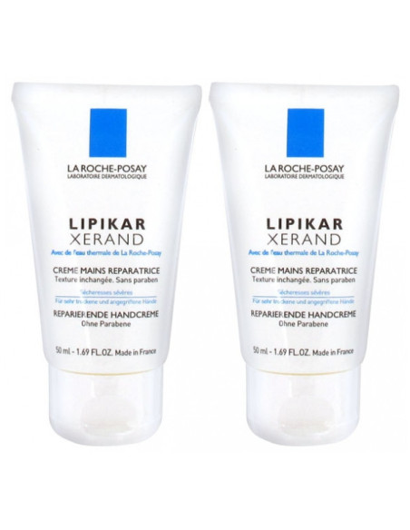 La Roche Posay Lipikar Xerand Crème Mains Lot de 2 x 50ml