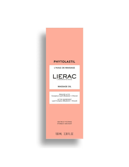LIERAC PHYTOLASTIL - L'Huile de Massage - Ventre et Poitrine - Tous Types de Peaux, 100ml