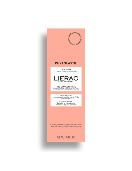 LIERAC PHYTOLASTIL - Le Soluté Correction Vergetures - Corps - Tous Types de Peaux, 100ml