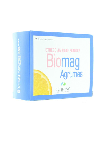 Biomag agrumes stress anxiété fatigue...