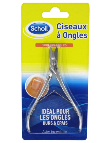 Scholl Ciseaux à Ongles Durs et Épais