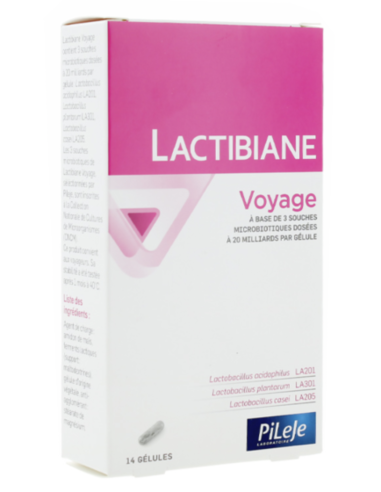 Pileje Lactibiane Voyage 14 gélules