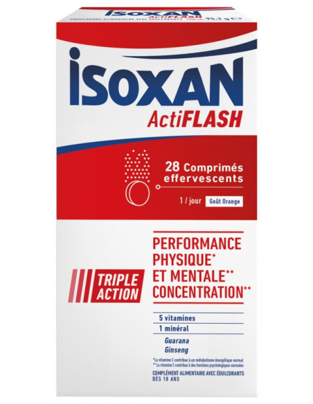 Isoxan Actiflash 28 Comprimés Effervescents