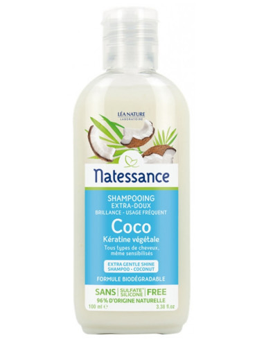 Natessance Shampoing Coco et Kératine...