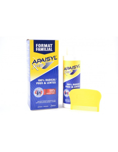 Apaisyl Xpert Lentes et Poux  Lotion...
