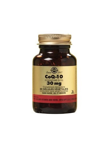 Solgar Co Q 10 30mg 30 gélules végétales