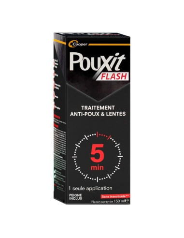 Pouxit Flash Spray Anti-Poux et...