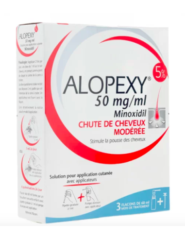 Alopexy Minoxidil 5% solution 3x60ml