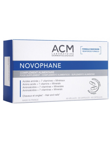 Novophane ongles et cheveux 60 gélules