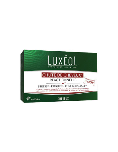 Luxeol chute de cheveux réactionnelle...
