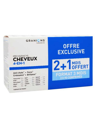 Granions Pro Keracys Cheveux 4 en 1...