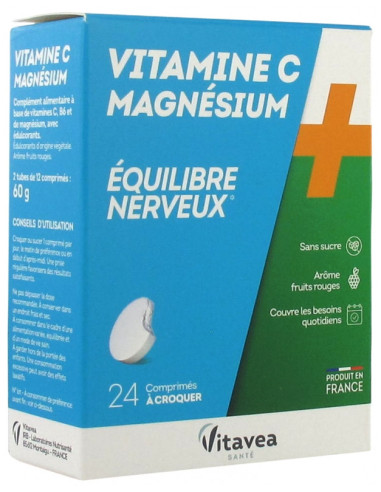 Vitavea Vitamine C Magnésium 24...