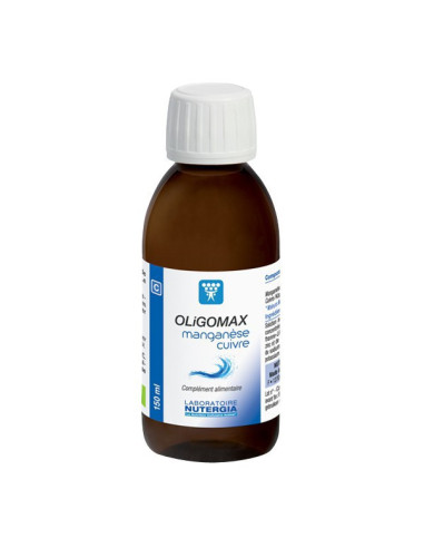 Nutergia Oligomax Manganèse Cuivre 150ml