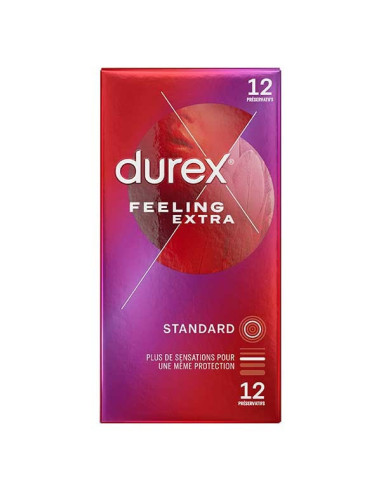 Durex Préservatifs Feeling Extra - 12...