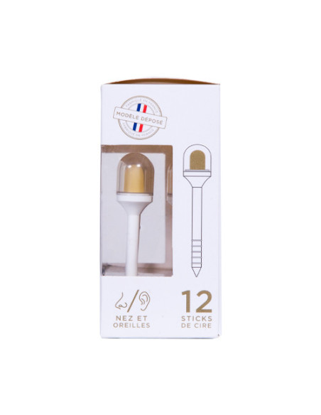 TEE WAX Sticks de Cire d'Epilation Nez Oreilles Tee Wax x12