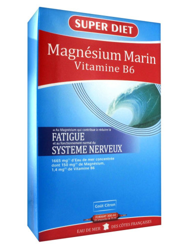 Super Diet Magnésium Marin + Vitamine...