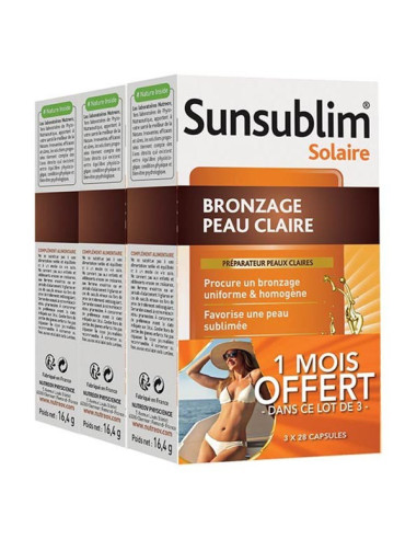 Nutreov Sunsublim Bronzage Peau...