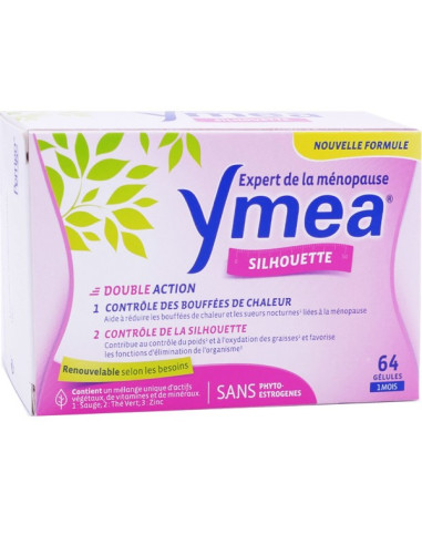 YMEA SILHOUETTE DOUBLE ACTION 64 GÉLULES