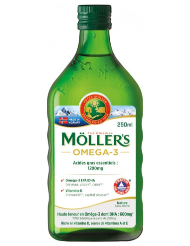 Möller's Omega 3 Huile de Foie de...