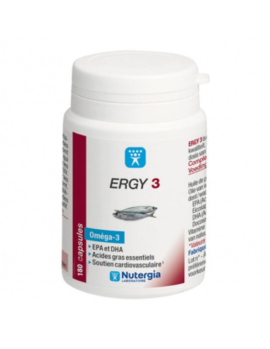 Nutergia Ergy 3 180 capsules