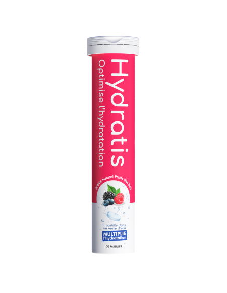 Hydratis Solution d'Hydratation 20 Comprimés Effervescents - Arôme : Fruits des Bois