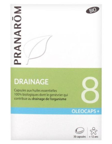 PRANARÔM OLÉOCAPS+ 8 DRAINAGE BIO 30...