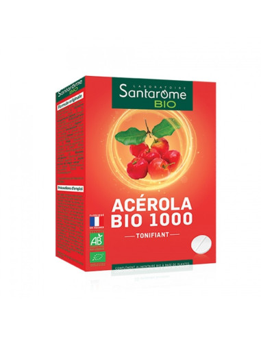 SANTAROME ACEROLA 1000 20 COMPRIMES BIO
