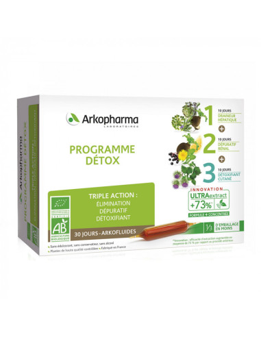 ARKOPHARMA arkofluide programme detox...