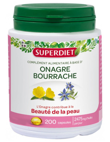 Super Diet Huile d'Onagre - Bourrache...