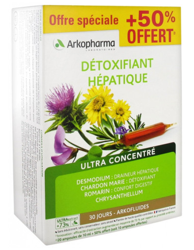 Arkofluides Détoxifiant Hépatique 20...