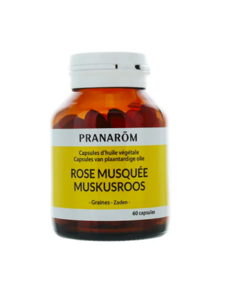 Pranarom huile végétale Rose musquée 60 capsules