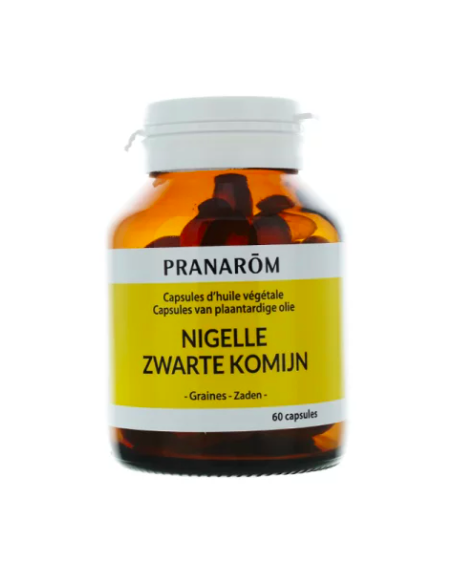 Pranarom Huile végétale Nigelle 60 capsules