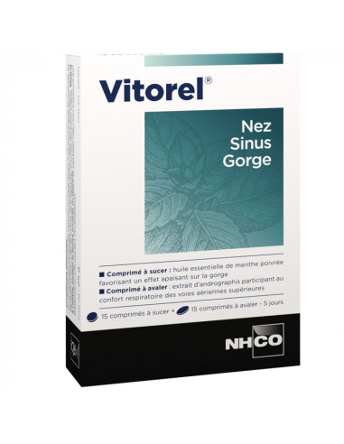 NHCO VITOREL 15 + 15 COMPRIMÉS
