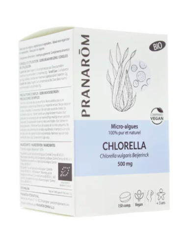 Pranarom Chlorella bio 150 comprimés
