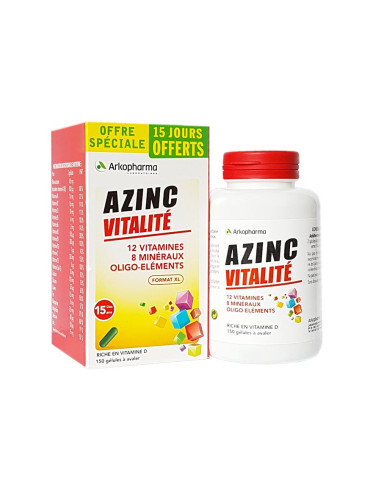 Azinc vitalité Adulte 120 + 30...