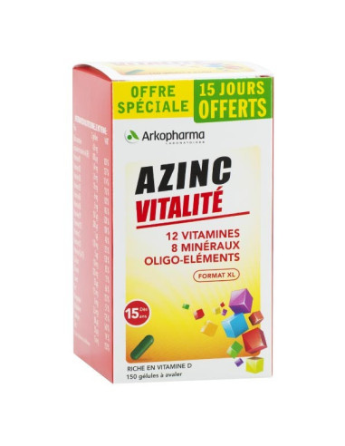 Azinc vitalité Adulte 120 + 30...