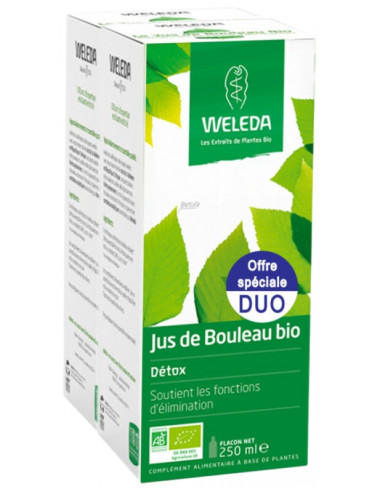 Weleda Jus de Bouleau Bio Lot de 2 x...
