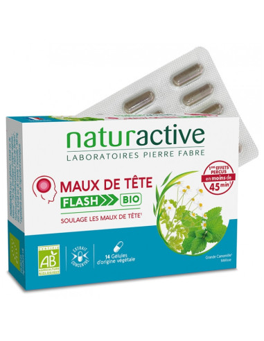 Naturactive Maux de Tête Flash Bio 14...