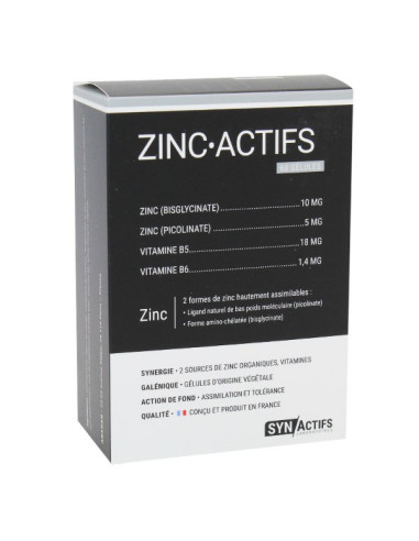 Synactifs Zincactifs 60 gélules