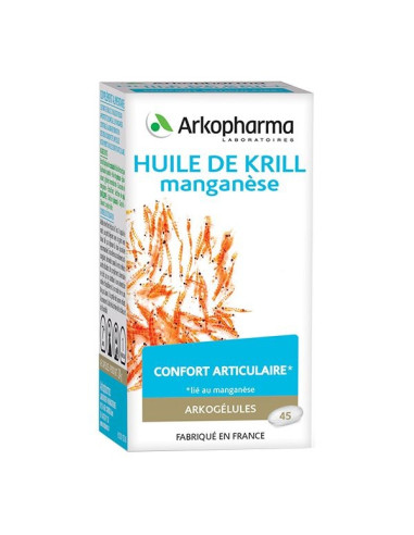 Arkgélules Huile de Krill Boîte de 45...