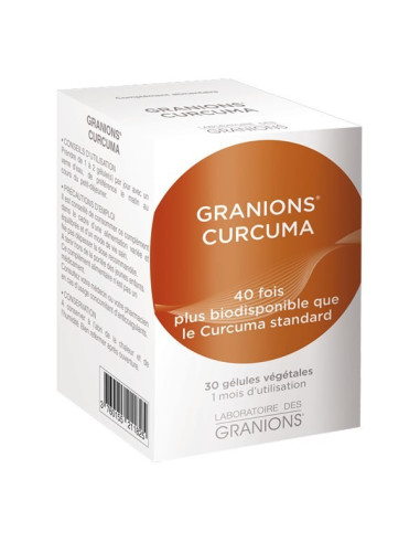Granions curcuma 30 gélules