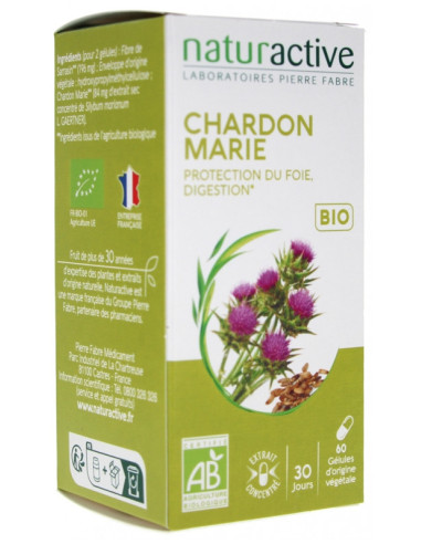 Naturactive Chardon Marie Bio 60 Gélules