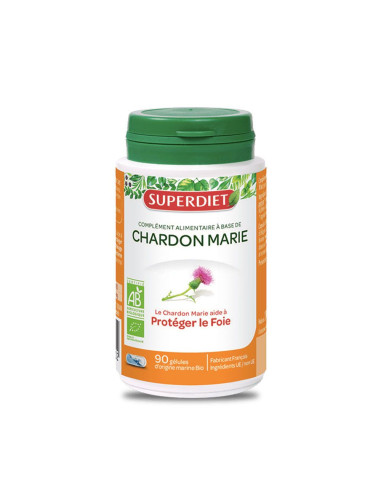 Superdiet Chardon Marie Bio 90 Gelules