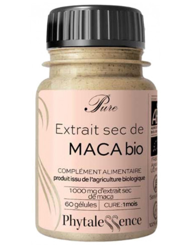 Phytalessence Pure Maca Bio - 60 Gélules