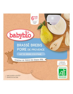 BABYBIO Gourde brassée au...